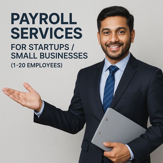 Payroll Services for Startups / Small Businesses (1–20 Employees)